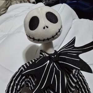Disney Black and White Skeleton Plush